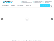 Tablet Screenshot of herbertsmobility.com